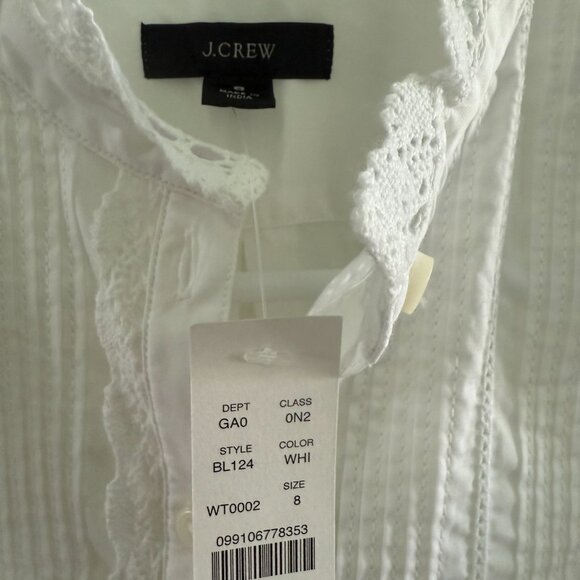 J. Crew Lace-front button-up shirt - Picture 5 of 7